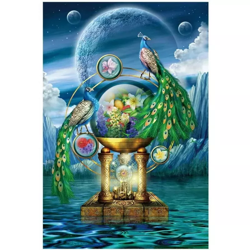 Puzle Ravensburger Saules sistēma 5000 gabali – Ravensburger 5000 gabalu puzle ar planētu sistēmu