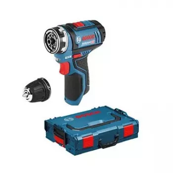Bosch GSR 12V-15 FC Professional bezatslēgas urbjmašīna 600 g Melna, Zila