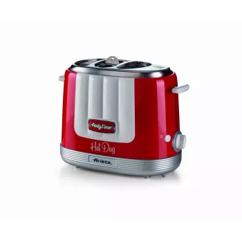 Ariete 206 Hot Dog Maker Party Time, 650W, Sviestmaizes un Hot Dog, Sarkana