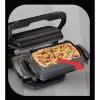 Kontakta grils Tefal GC7148 — 2000 W, nerūsējošā tērauda korpuss, regulējams termostats, režģa virsma