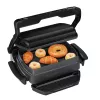 Kontakta grils Tefal GC7148 — 2000 W, nerūsējošā tērauda korpuss, regulējams termostats, režģa virsma