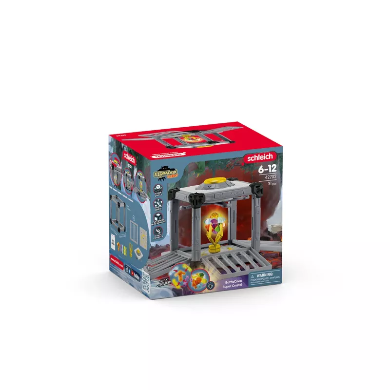 Schleich BattleCave Super Crystal Daudzkrāsains Piedzīvojumu Komplekts 1 Spēlētājs 6-12 Gadi