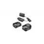 Bosch Starter-Set 18V - 2 x Akumulators (2,0 Ah + 4,0 Ah) & lādētājs