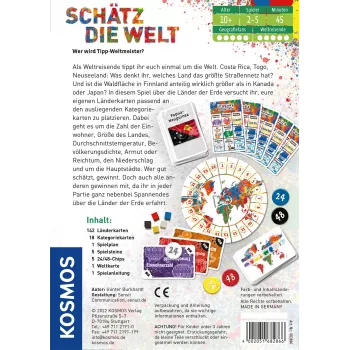 Kosmos Schätz die Welt galda spēle izglītojoša