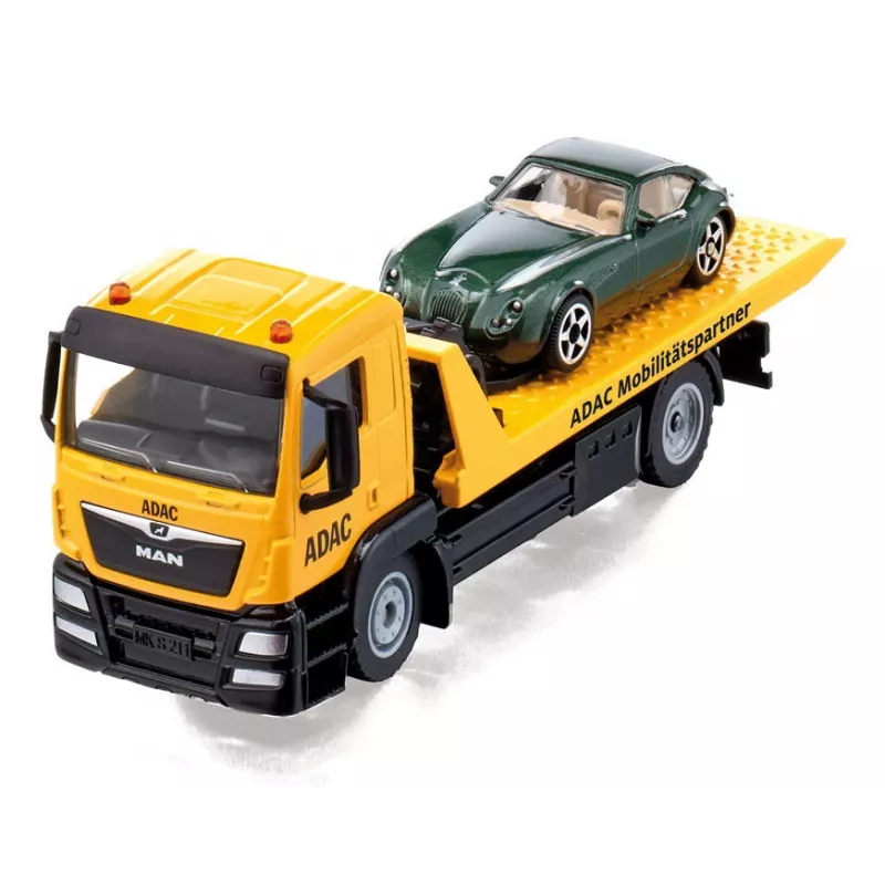 Auto modelis Siku MAN avārijas dienesta auto ADAC, salikts, mērogs 1:55, 58×170×57 mm
