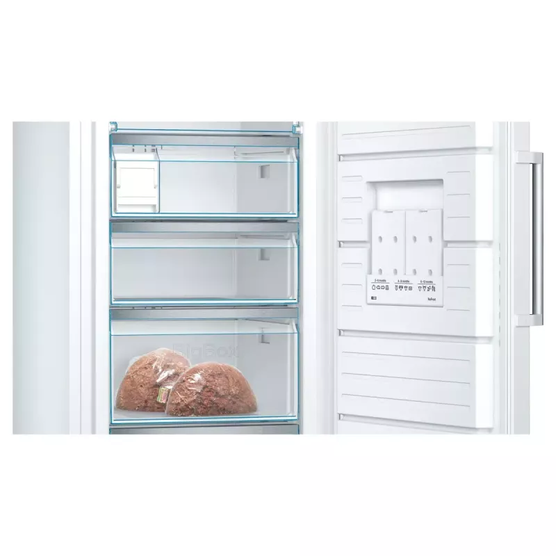 Bosch Serie 6 GSN54AWCV saldētava, stāvošā, brīvi stāvoša, 328 L, balta