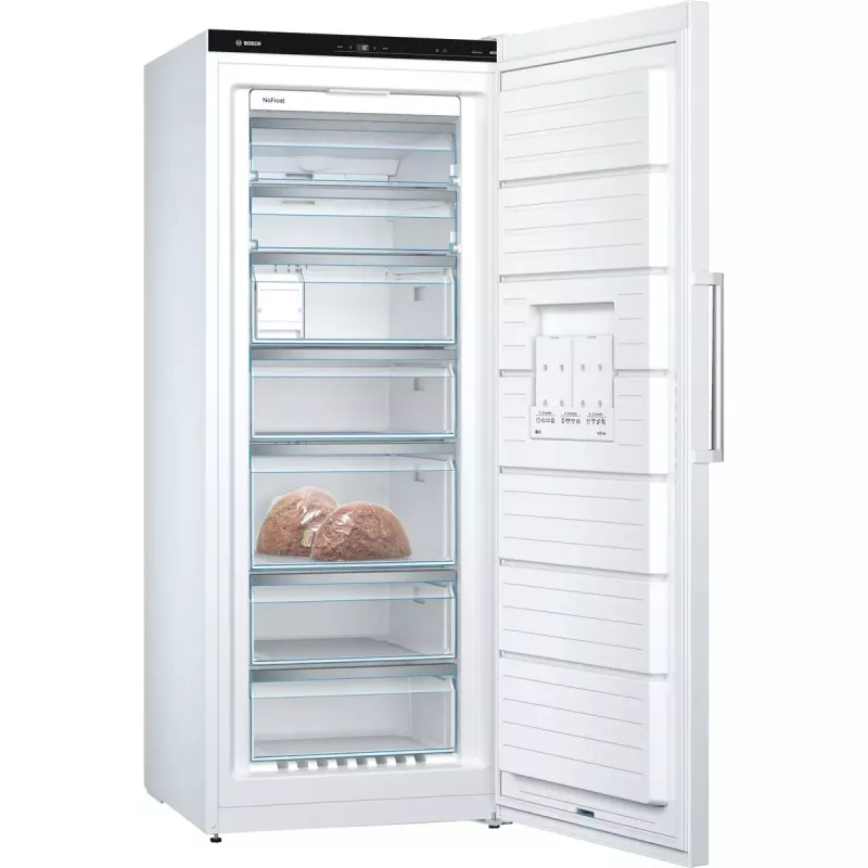 Bosch Serie 6 GSN54AWCV saldētava, stāvošā, brīvi stāvoša, 328 L, balta
