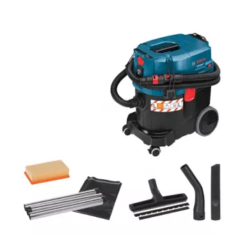 Bosch GAS 35 L SFC+ Professional putekļsūcējs slapjai un sausai tīrīšanai, melns/zils, 1200 W
