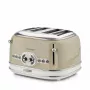 Ariete 156 4 Slīpju Vintažs Toasteris, 1600 W, 6 Grauzdēšanas Līmeņi, Nerūsējošais Tērauds Krāsots Pasteļbēšā, Bez Sviestmaižu Turētājiem