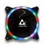 Chieftec AF-12RGB dzesēšanas sistēmas ventilators 12 cm Melns 1 gab.
