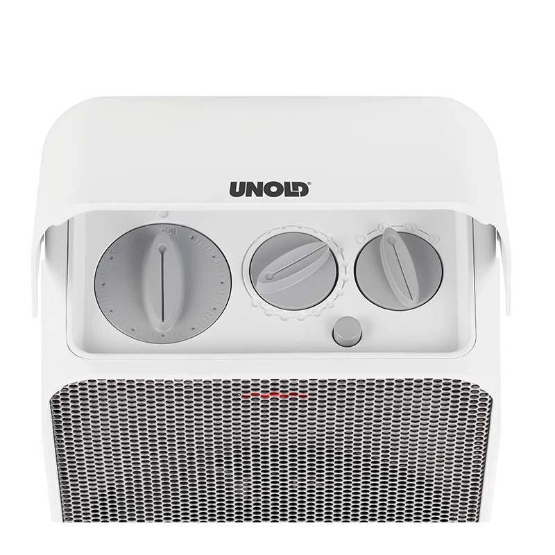 Unold 86450 elektriskais ventilatorsildītājs 2000 W, pelēks/balts