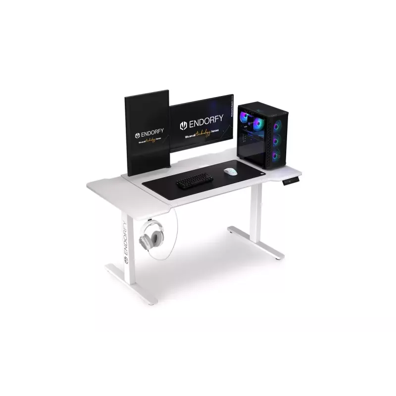 Taisns galds ENDORFY Atlas L Electric White 1500x780x720 mm