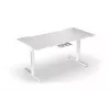 Taisns galds ENDORFY Atlas L Electric White 1500x780x720 mm