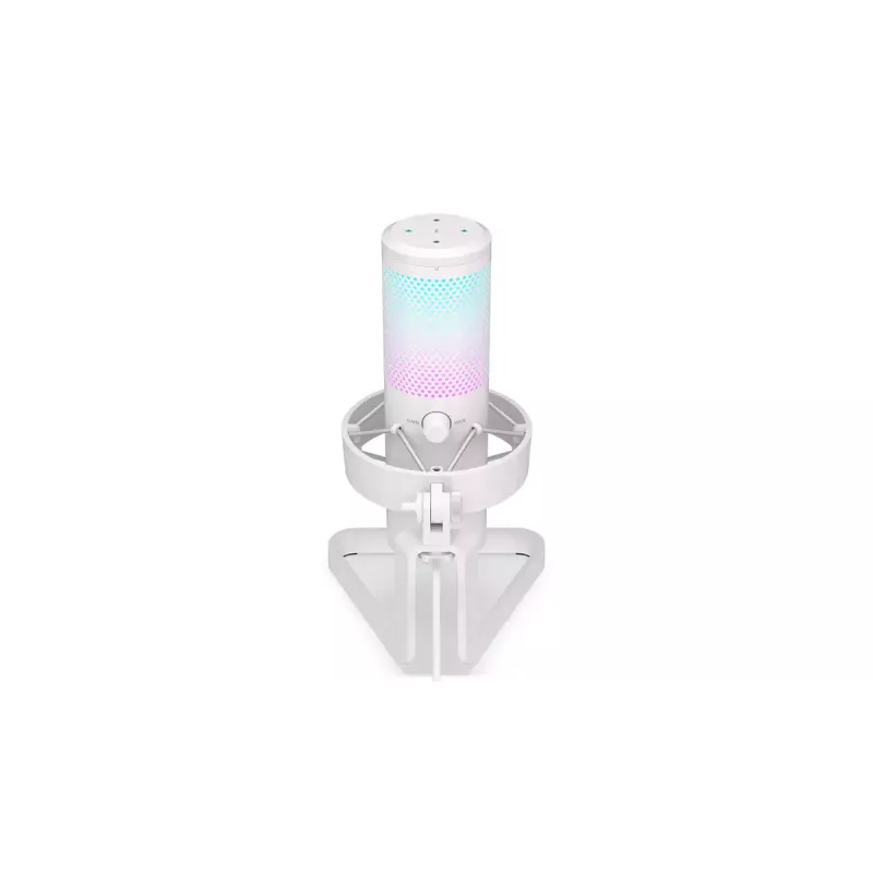 PC mikrofons ENDORFY AXIS Streaming White — USB, kardioīds, 30–18 kHz, 192 kHz/24-bit, galda statīvs, izslēgšana, austiņu izeja