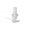 PC mikrofons ENDORFY AXIS Streaming White — USB, kardioīds, 30–18 kHz, 192 kHz/24-bit, galda statīvs, izslēgšana, austiņu izeja