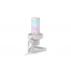 PC mikrofons ENDORFY AXIS Streaming White — USB, kardioīds, 30–18 kHz, 192 kHz/24-bit, galda statīvs, izslēgšana, austiņu izeja