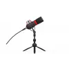 ENDORFY Solum Streaming T — USB vadu mikrofons, 24-bit/48 kHz, 18–21000 Hz, galda stiprinājums, austiņu izeja, melns