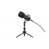 ENDORFY Solum Streaming T — USB vadu mikrofons, 24-bit/48 kHz, 18–21000 Hz, galda stiprinājums, austiņu izeja, melns