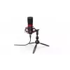 ENDORFY Solum Streaming T — USB vadu mikrofons, 24-bit/48 kHz, 18–21000 Hz, galda stiprinājums, austiņu izeja, melns