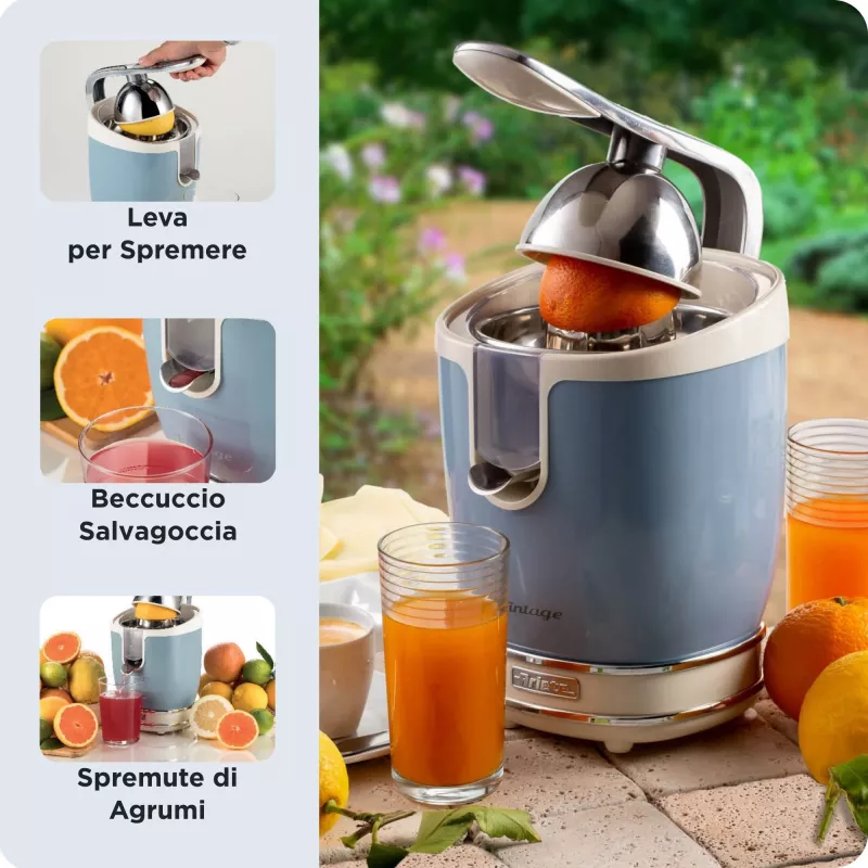 Elektriskais citrusaugļu spiedes Ariete 0413/05 0.6L 85W Zils