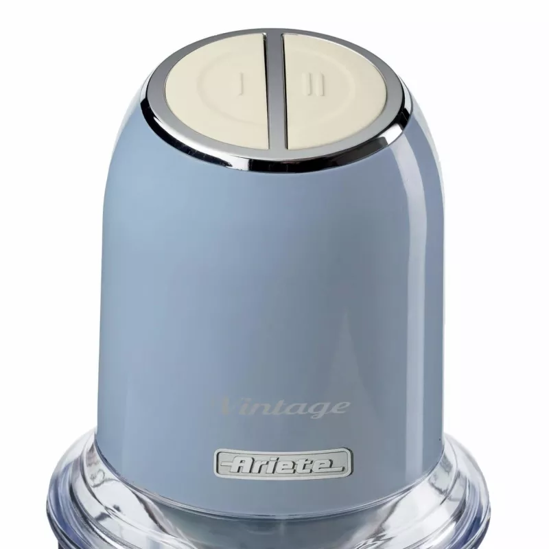 Ariete 438 Vintage elektriskais smalcinātājs 0438BL, 0,6 l, 400 W, zilā krāsā