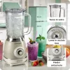Ariete 583, Vintage Blender ar 1.5 litru stikla trauku, 4 nerūsējošā tērauda asmeņiem, 4 ātrumiem + Pulse, 1000 W, bēšs