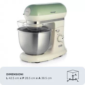 Virtuves kombains Ariete 1588 2400 W 5.5 L Zaļš Balts