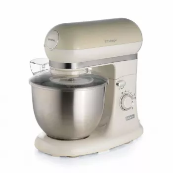 Ariete 1588 Vintage Planetārais Mikseris, 5.5 L, 2400 W, 7 ātrumi, Pasteļbežs