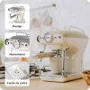 Kafijas automāts Ariete 1389 Vintage Espresso - manuālā espresso kafijas automāta maltai kafijai un ESE paciņām, pasteļbēšā krāsā