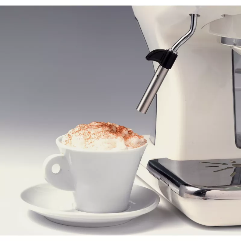 Kafijas automāts Ariete 1389 Vintage Espresso - manuālā espresso kafijas automāta maltai kafijai un ESE paciņām, pasteļbēšā krāsā