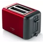 Bosch TAT3P424DE tosters 2 šķēlēm 970 W Melns, Sarkans