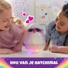 Hatchimals Alive Mystery Hatch Pufficorn Spinmaster AA baterijas Rozā Balta