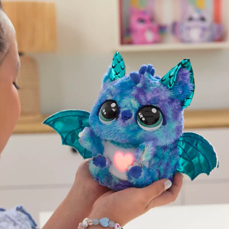 Hatchimals Alive Mystery Hatch Draggle Spinmaster Rozā Balta AA