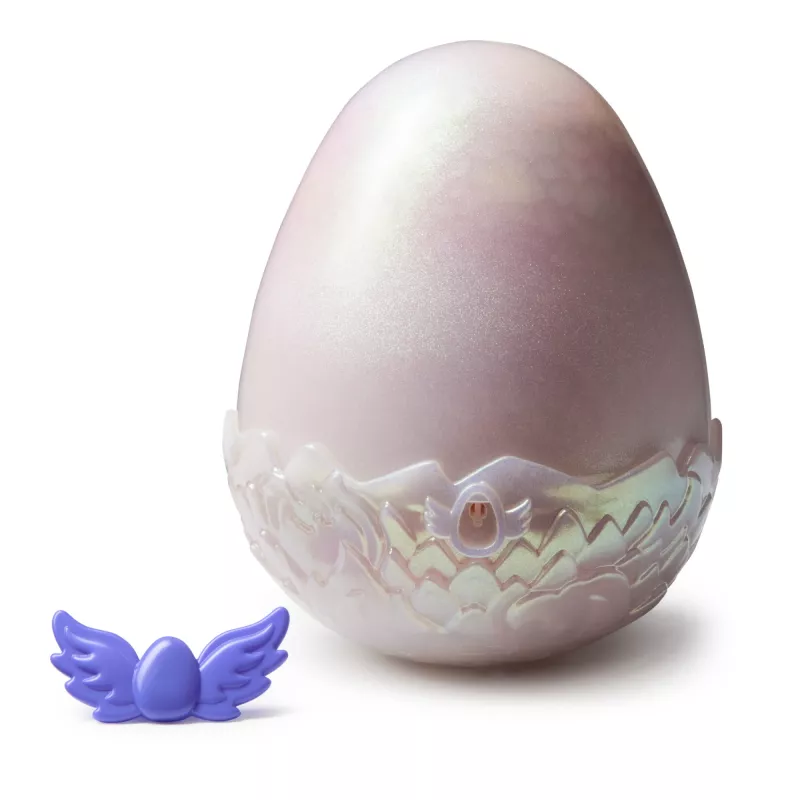 Hatchimals Alive Mystery Hatch Draggle Spinmaster Rozā Balta AA
