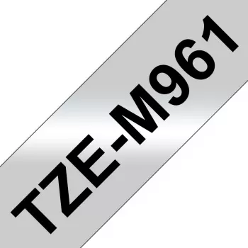 Brother TZE-M961 līmlentes kasetne, sudraba, 3.6 cm x 8 m