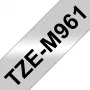 Brother TZE-M961 līmlentes kasetne, sudraba, 3.6 cm x 8 m