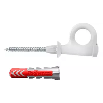 Fischer 564173 āķa un dībeļa komplekts 25 gab., plastmasa, 8 mm