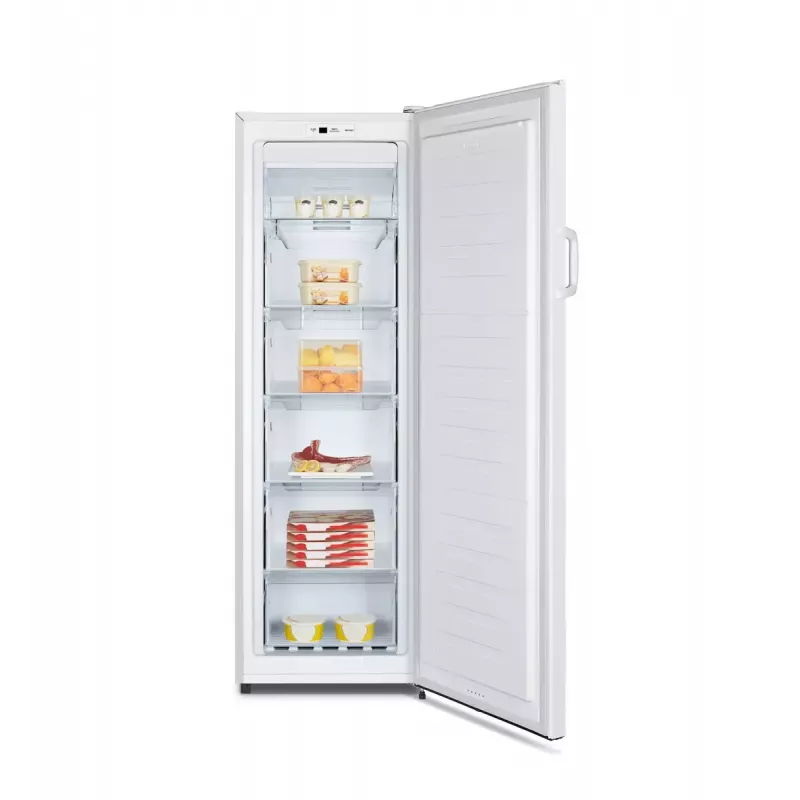 Brīvstāvošs saldētājs HISENSE FV245N4AW2 — 194 L No Frost, E klase, 15 kg/24h, labās puses eņģes, balts