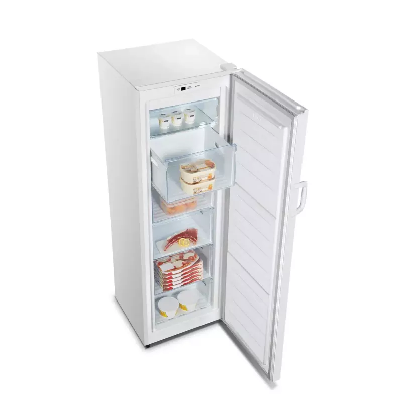 Brīvstāvošs saldētājs HISENSE FV245N4AW2 — 194 L No Frost, E klase, 15 kg/24h, labās puses eņģes, balts