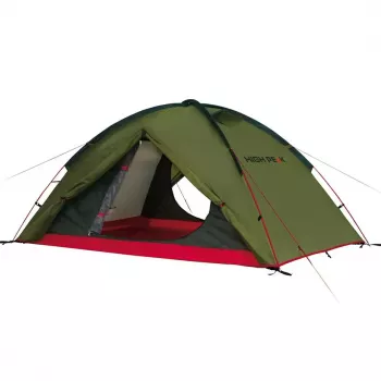 Telts High Peak Woodpecker 3 — 3-vietīga, zaļi-sarkana, modelis N0802