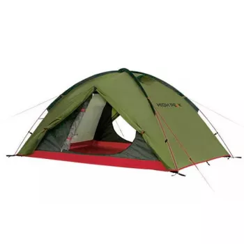 Telts High Peak Woodpecker 3 — 3-vietīga, zaļi-sarkana, modelis N0802