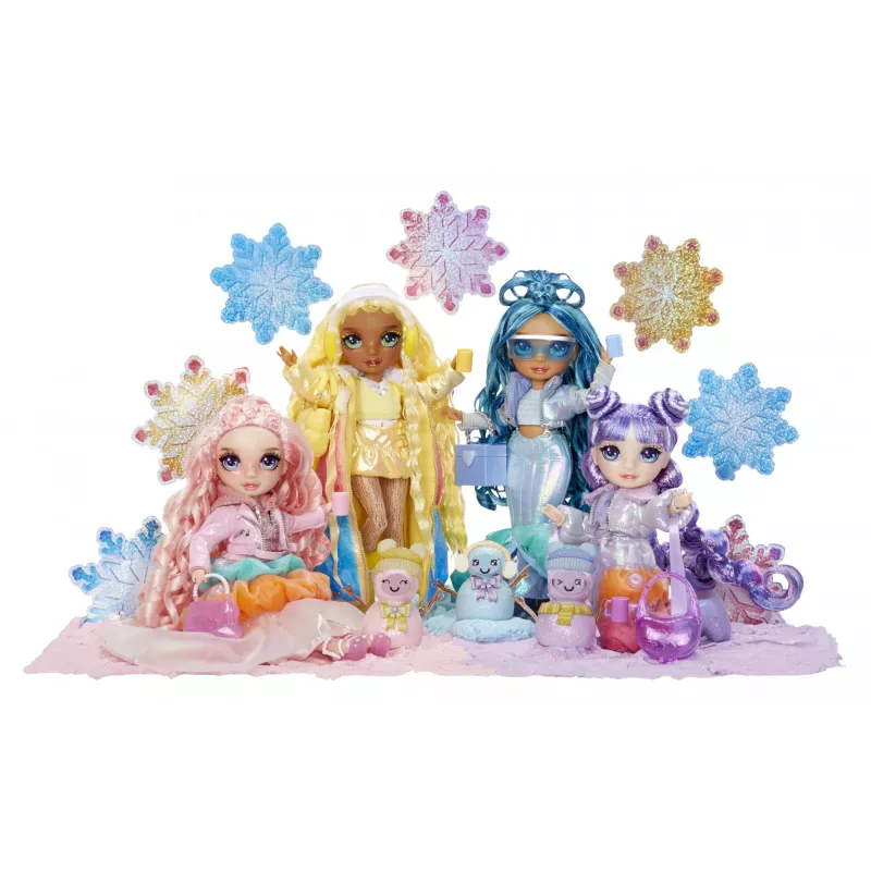 Rainbow High Winter Wonderland lelle - Bella (Rozā)