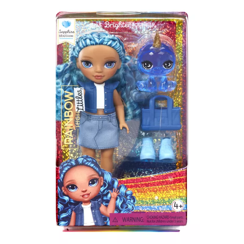 Rainbow High Littles Leļļu Sapphire (Zila) - modes lelle