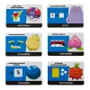 Galda spēle Scrabble Pokémon, klasiska vārdu spēle ar diviem spēles veidiem 2-4 spēlētājiem, vācu izdevums