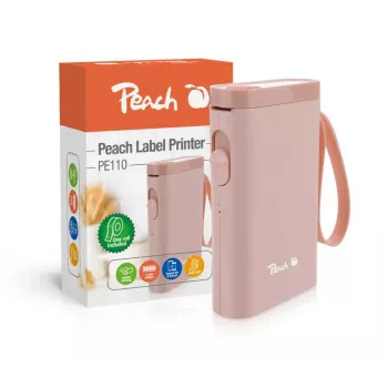 Peach PE110 etiķešu printeris, tiešās termiskās drukas, 203 x 203 DPI, 60 mm/s, Bluetooth