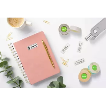 Aizstāšanas ruļļi etiķešu printerim PEACH PE-110 — 3 ruļļi, krāsas B/C/Y