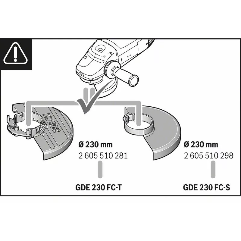 Putekļu nosūkšanas sistēma Bosch GDE 230 FC-S Professional