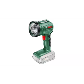Bosch UniversalLamp 18 melns, zaļš LED