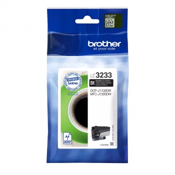 Brother LC3233BK oriģinālā tintes kasetne, melna, standarta ietilpība