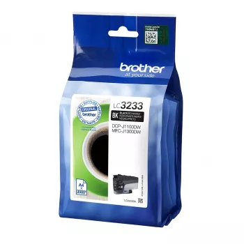 Brother LC3233BK oriģinālā tintes kasetne, melna, standarta ietilpība